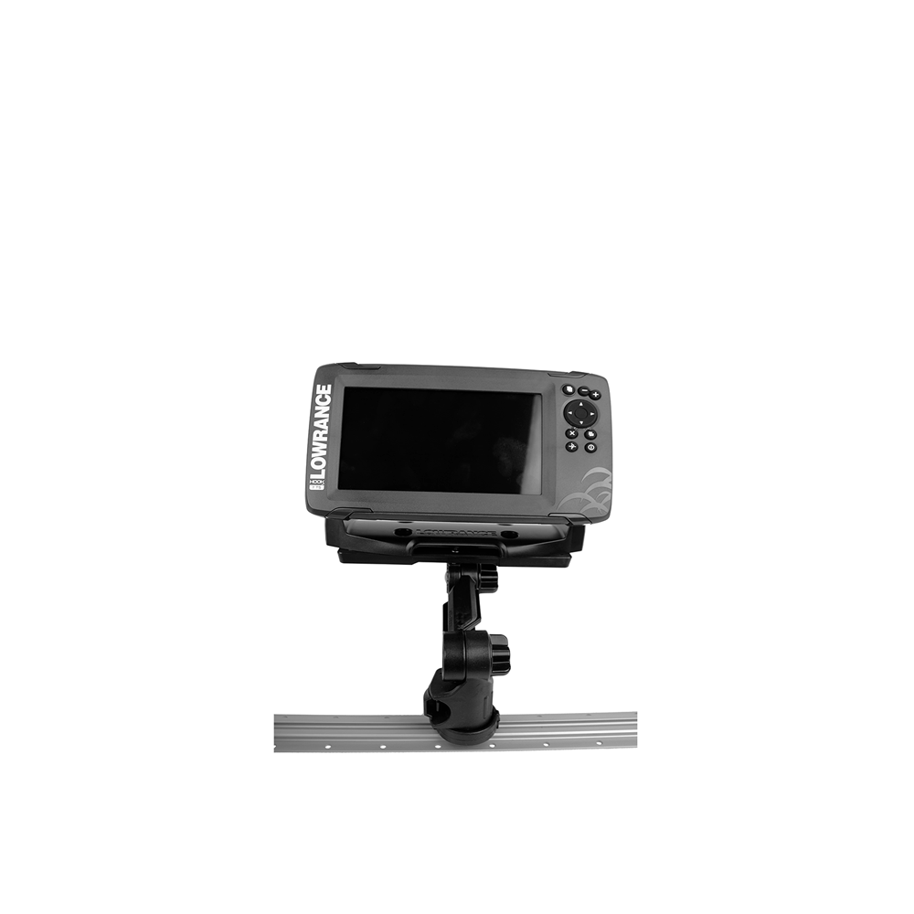 Rectangular Fish Finder Mount with Track Mounted LockNLoad™ Mounting System