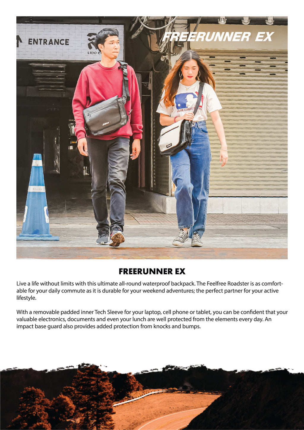 กระเป๋ากันน้ำ พรีเมี่ยม FEELFREE FREERUNNER EX