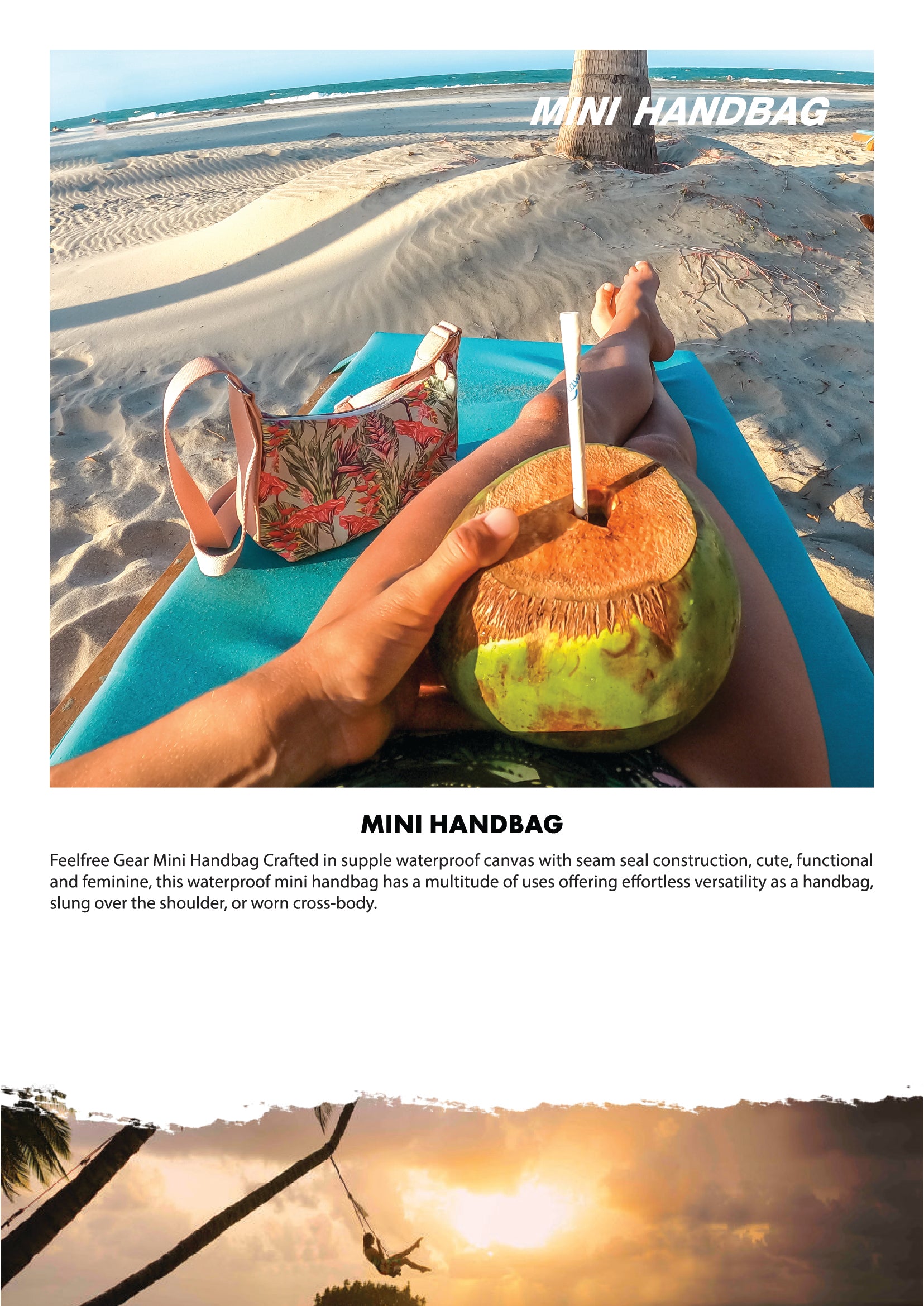 กระเป๋าสะพาย กันน้ำ TROPICAL MINI HANDBAG