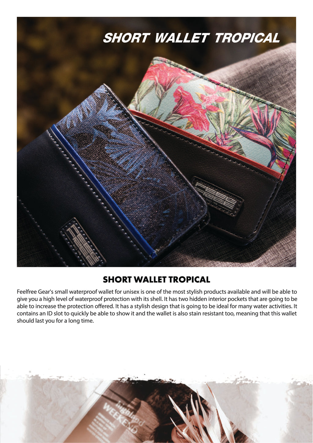 กระเป๋าสตางค์ พรีเมี่ยม FEELFREE POCKET WALLET