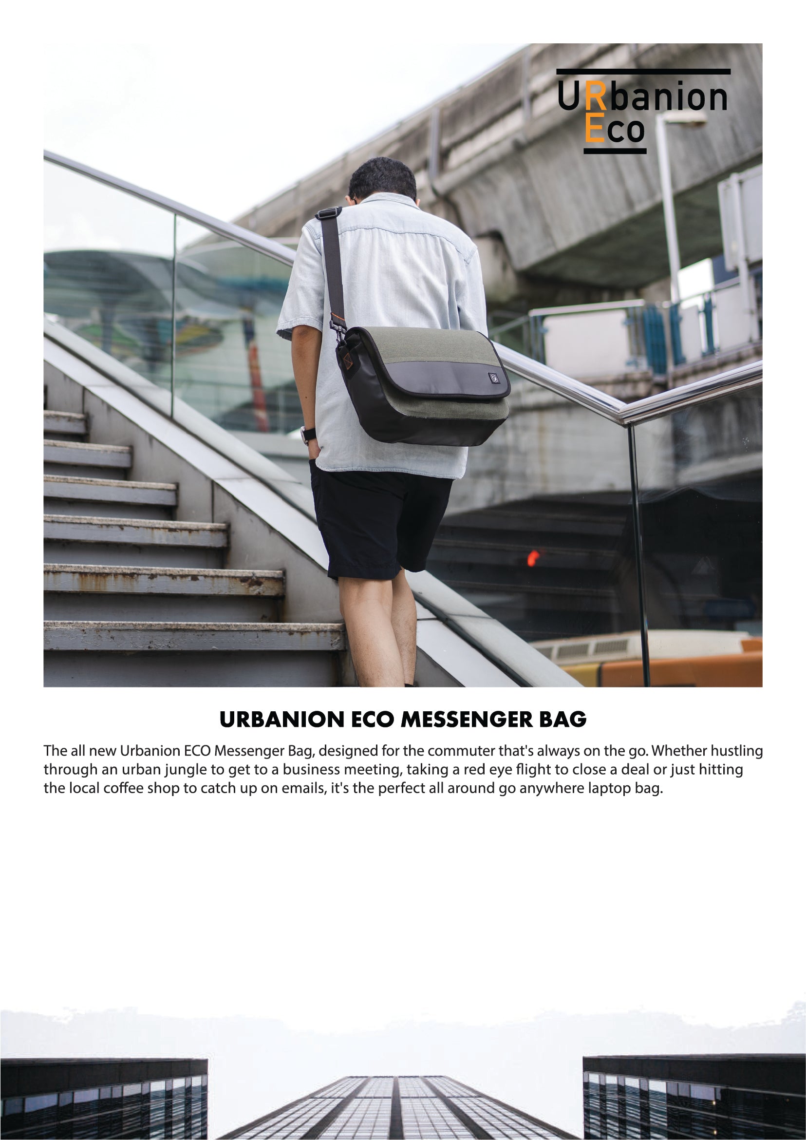 URBANION ECO MESSENGER BAG