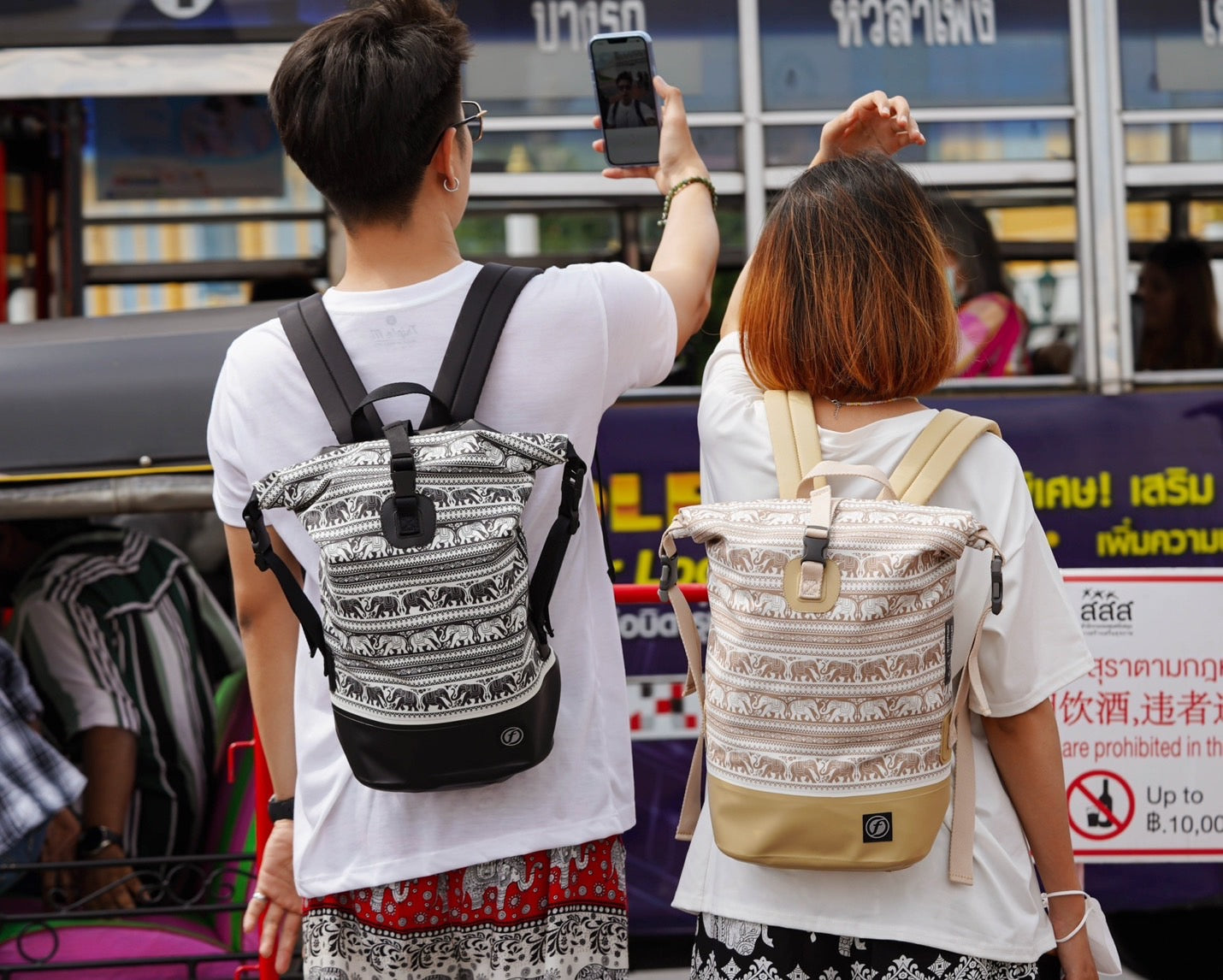 FEELFREE MINI DRY TANK CHANG waterproof bag, waterproof backpack, elephant model, capacity 12 liters