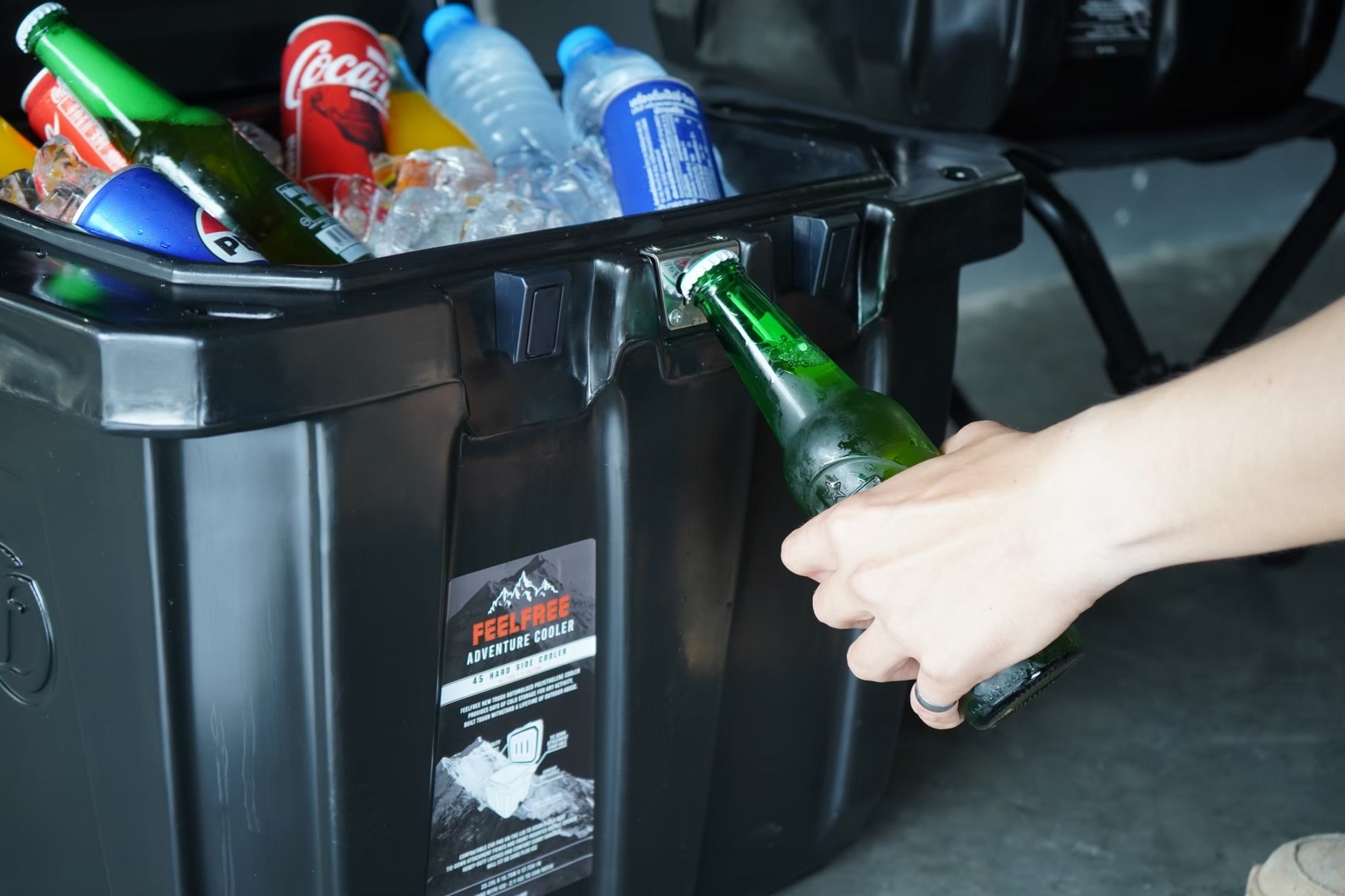 FEELFREE COOLER ADVENTURE ALL BLACK ice bucket