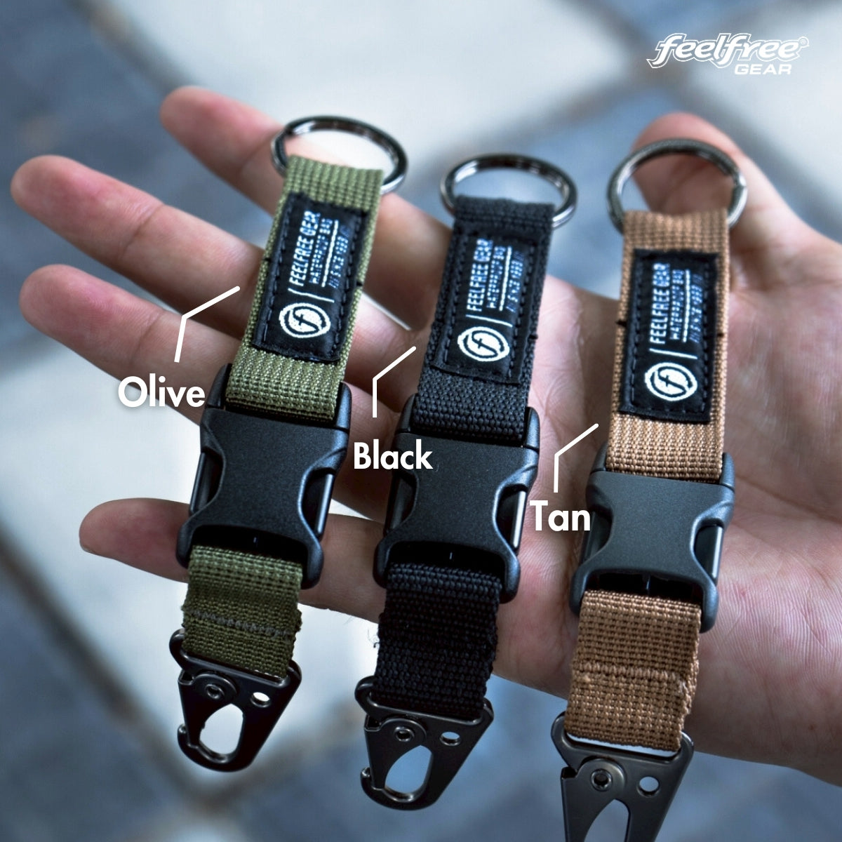 [NEW ARRIVAL] FEELFREE KEYCHAINI พวงกุญแจ CARABINER