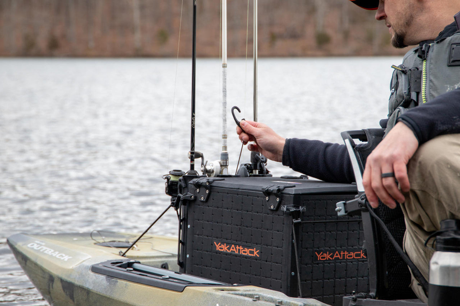 BlackPak Pro Kayak Fishing Crate - 13" x 16"