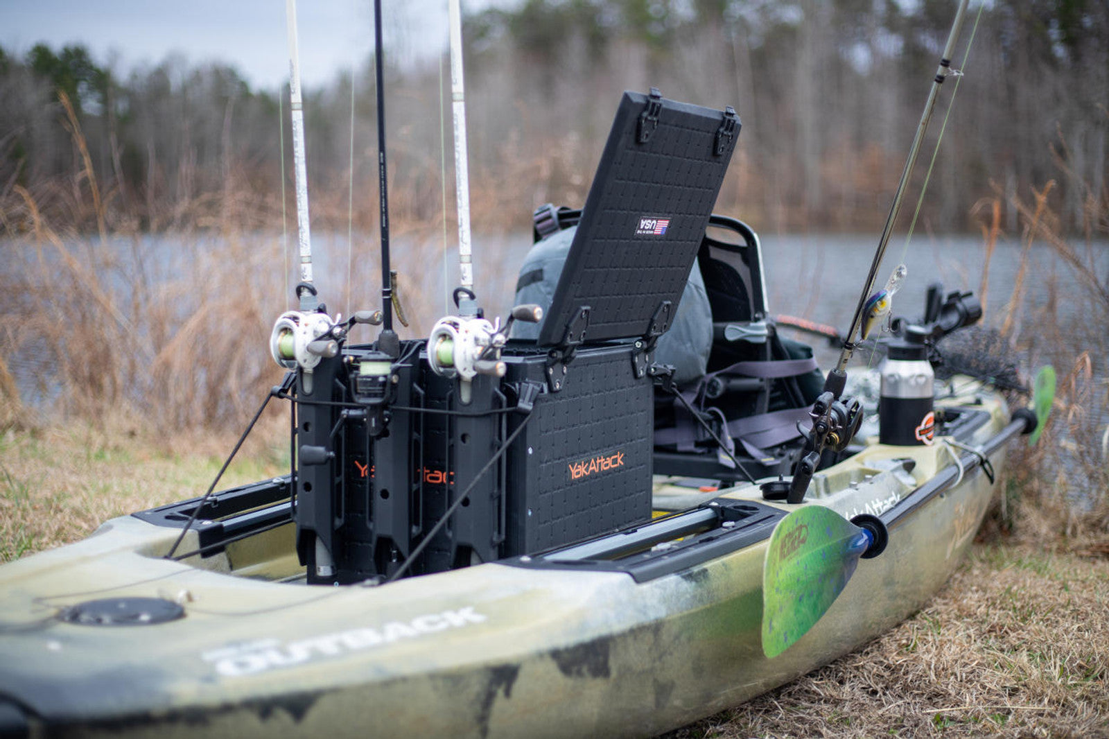 BlackPak Pro Kayak Fishing Crate - 13" x 16"
