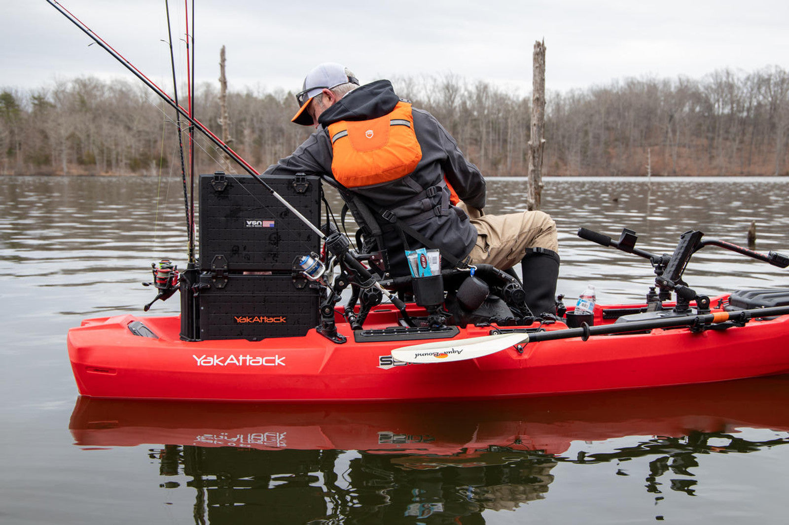 BlackPak Pro Kayak Fishing Crate - 13" x 16"