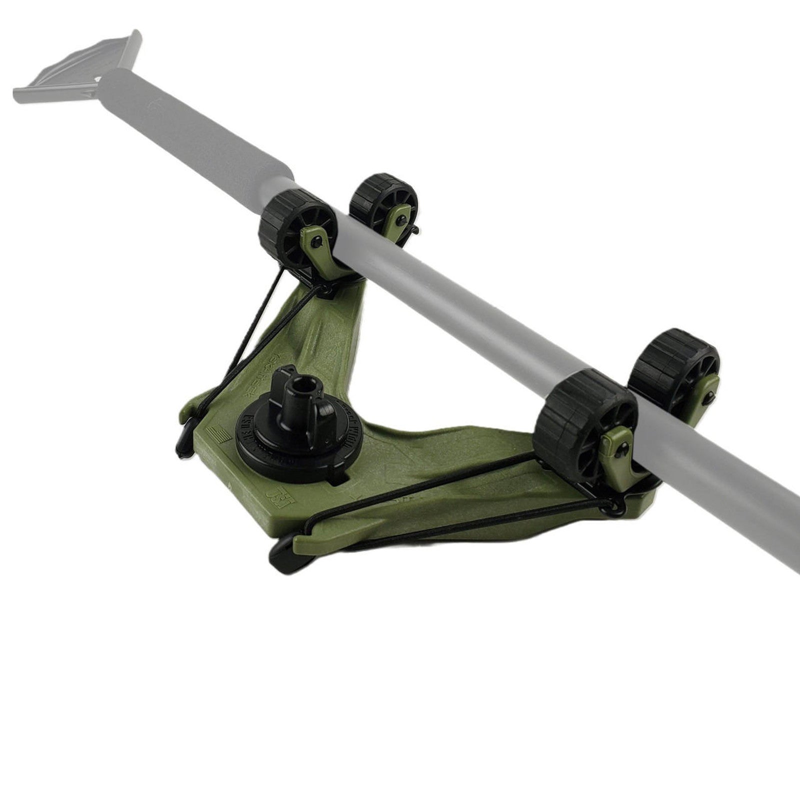 DoubleHeader with Dual RotoGrip Paddle Holders, Olive Green