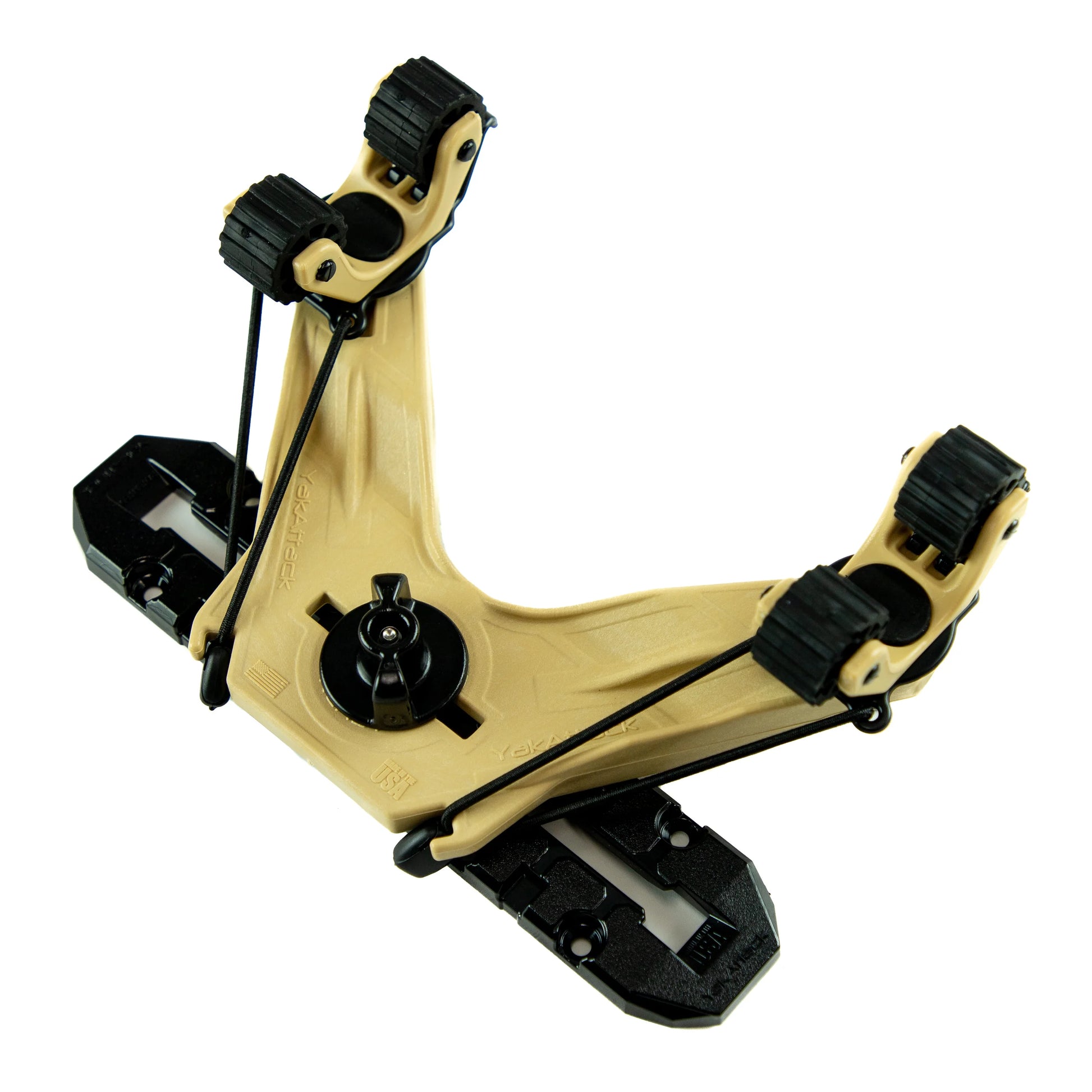 DoubleHeader with Dual RotoGrip Paddle Holders, Desert Sand.
