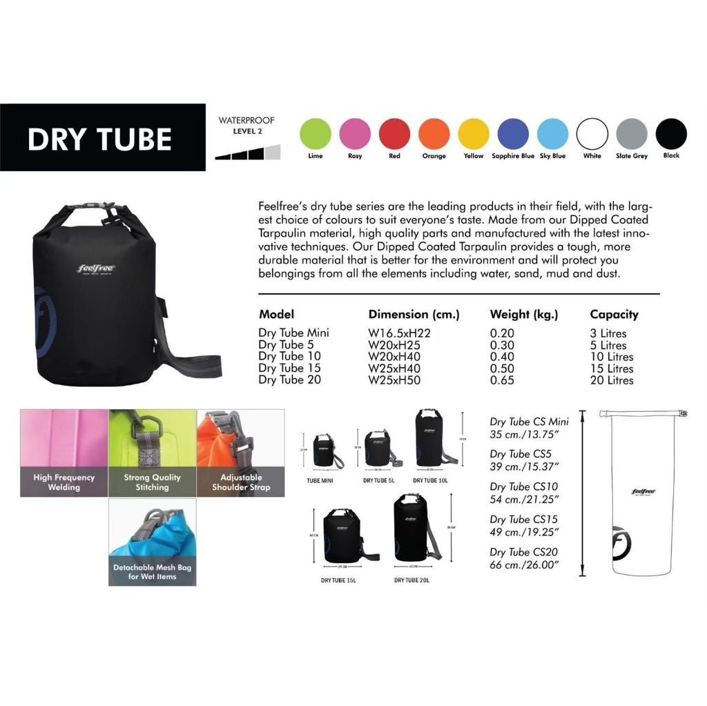 FEELFREE DAY TUBE ANGLER 5L กระเป๋ากันน้ำ
