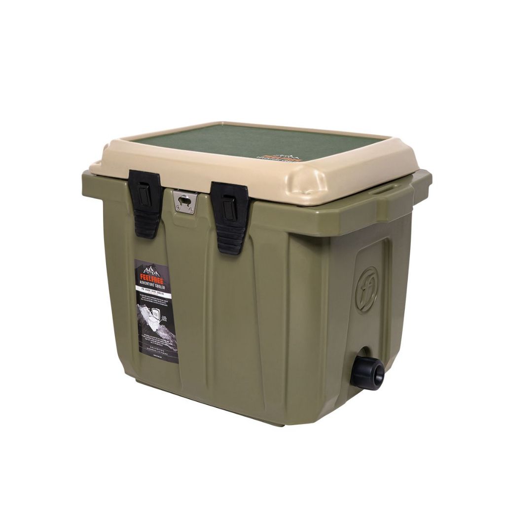 [NEW COLLECTION] FEELFREE COOLER 2 TONE 45L**แบรนด์ไทย ผลิตในไทย**  ถังน้ำแข็งเก็บความเย็นได้ 3-5 วัน COOLER FEELFREE 2 TONE