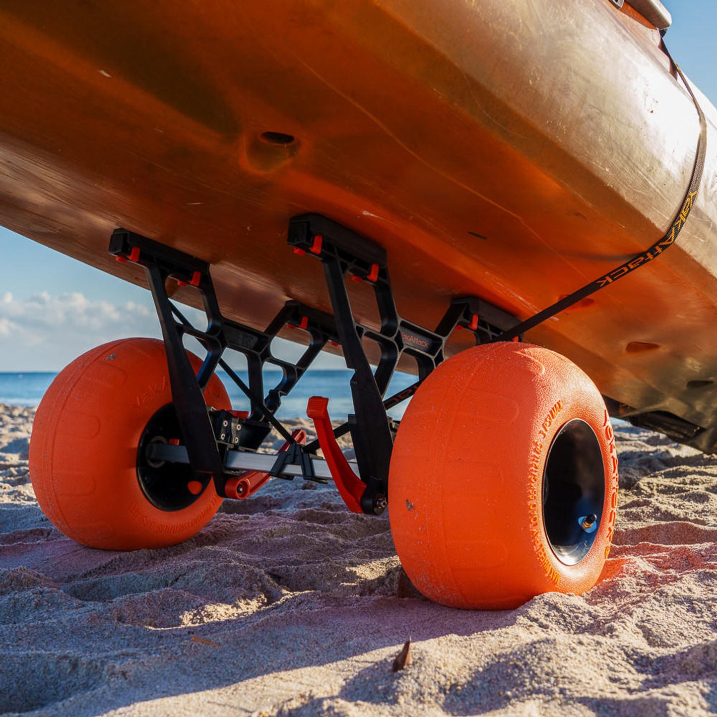 TowNStow Bunkster Kayak Cart with Sand Tires