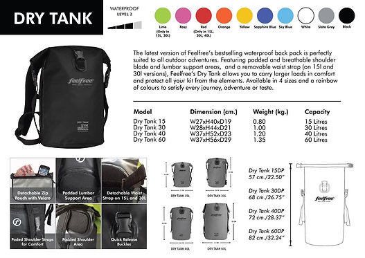 Premium waterproof backpack FEELFREE DRY TANK