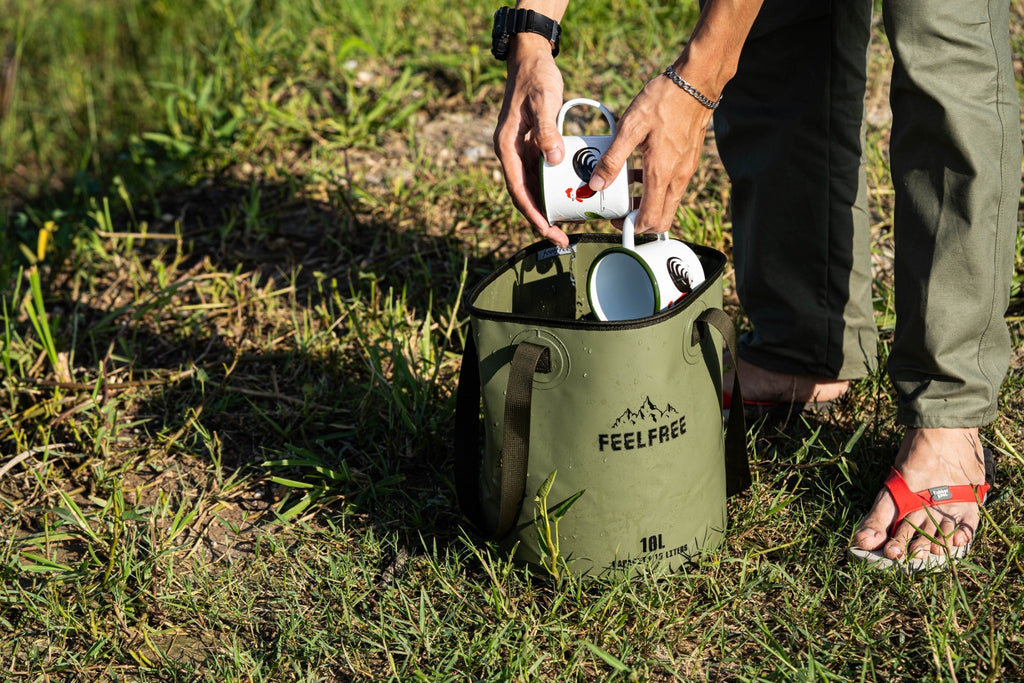 FEELFREE FOLDABLE WASH BASIN Portable foldable water bucket