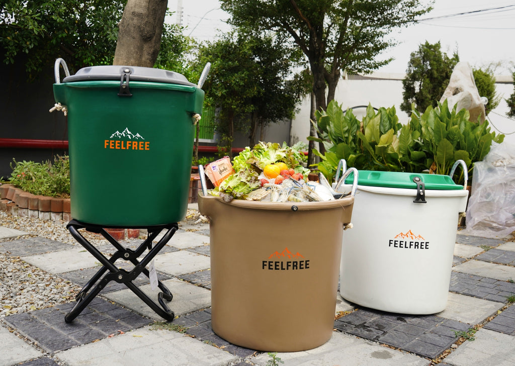 FEELFREE INNER BIN Ice bucket, cold storage bucket, fresh food or beverage container, can keep cold for 7-10 days, capacity 50L