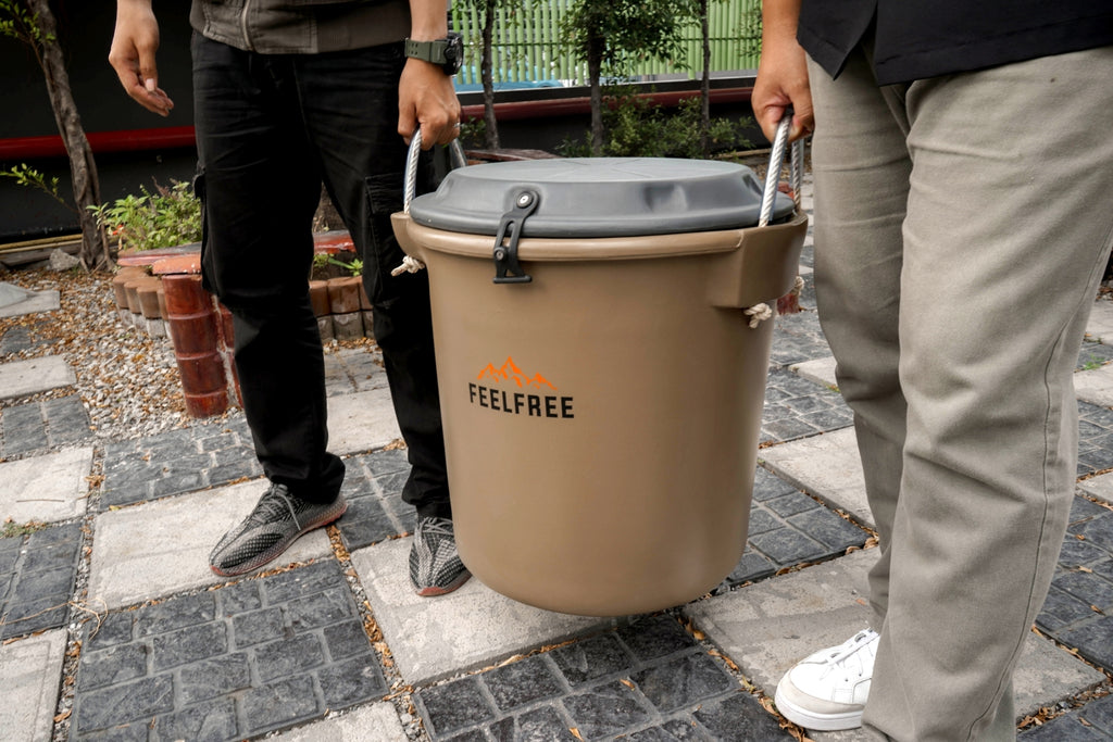FEELFREE INNER BIN Ice bucket, cold storage bucket, fresh food or beverage container, can keep cold for 7-10 days, capacity 50L
