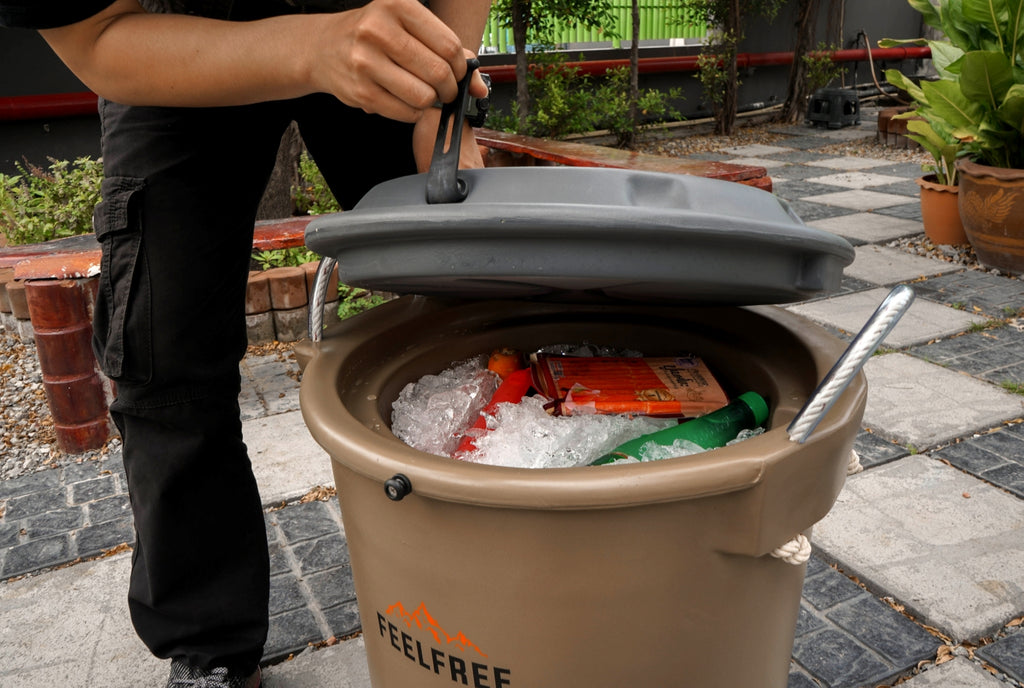 FEELFREE INNER BIN Ice bucket, cold storage bucket, fresh food or beverage container, can keep cold for 7-10 days, capacity 50L