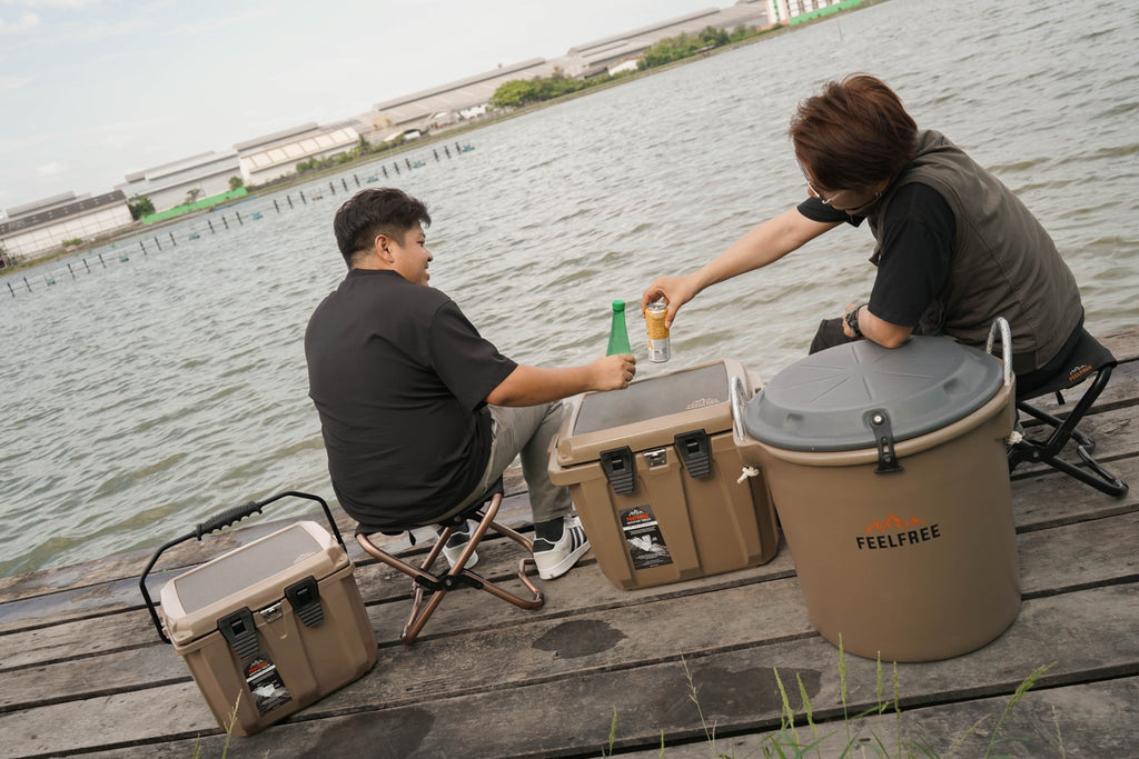 FEELFREE INNER BIN Ice bucket, cold storage bucket, fresh food or beverage container, can keep cold for 7-10 days, capacity 50L