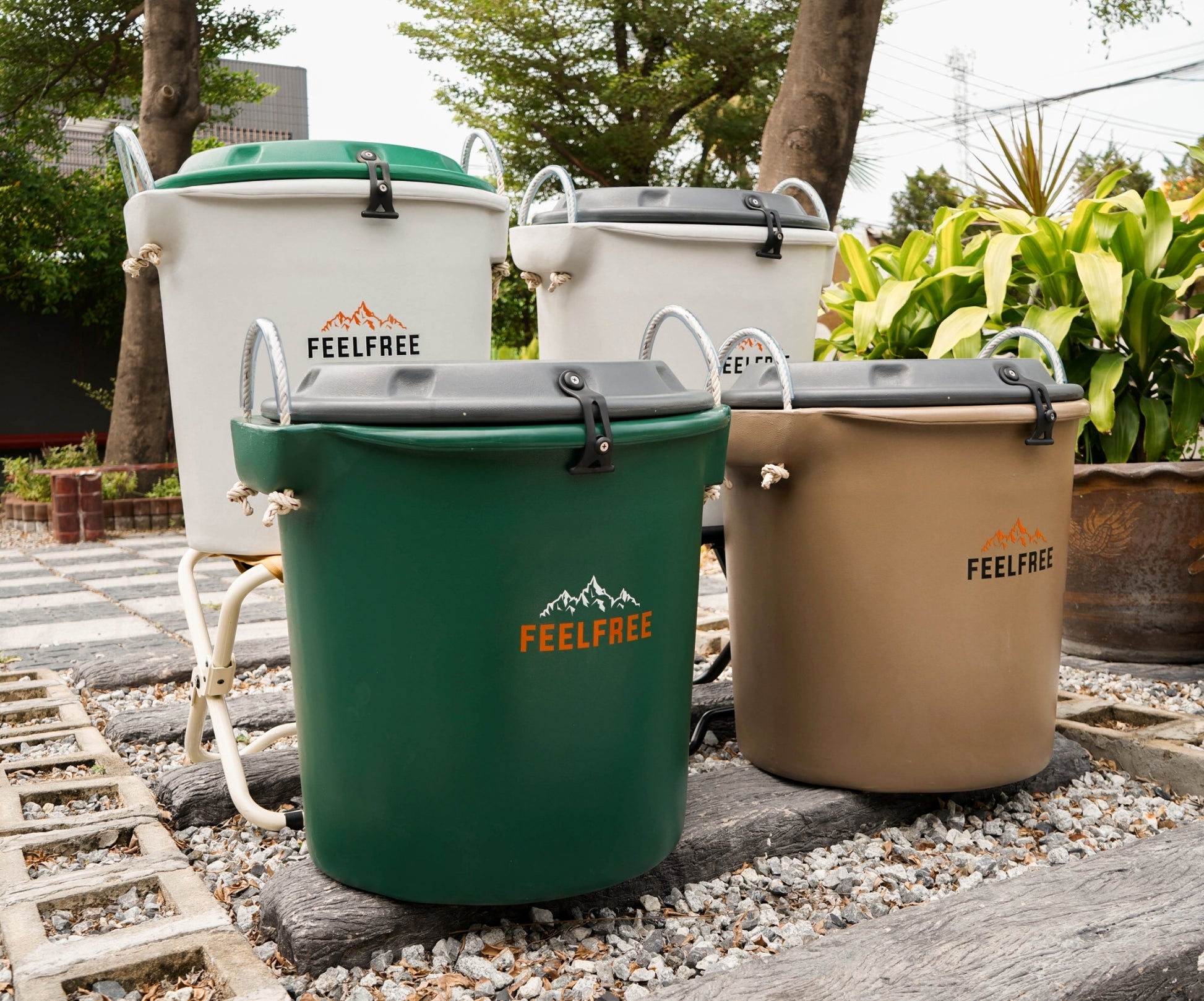 FEELFREE INNER BIN Ice bucket, cold storage bucket, fresh food or beverage container, can keep cold for 7-10 days, capacity 50L