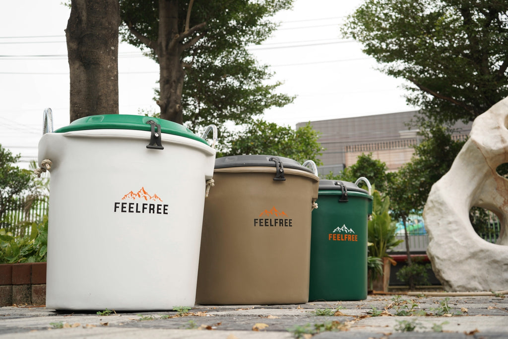 FEELFREE INNER BIN Ice bucket, cold storage bucket, fresh food or beverage container, can keep cold for 7-10 days, capacity 50L