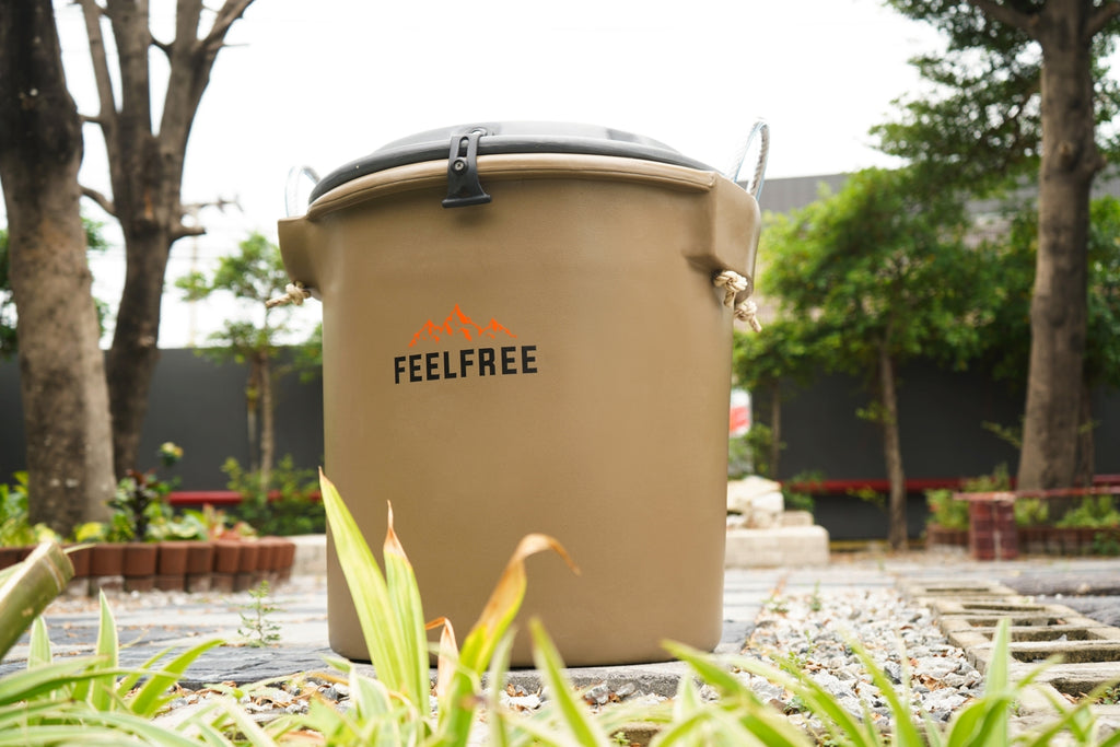 FEELFREE INNER BIN Ice bucket, cold storage bucket, fresh food or beverage container, can keep cold for 7-10 days, capacity 50L