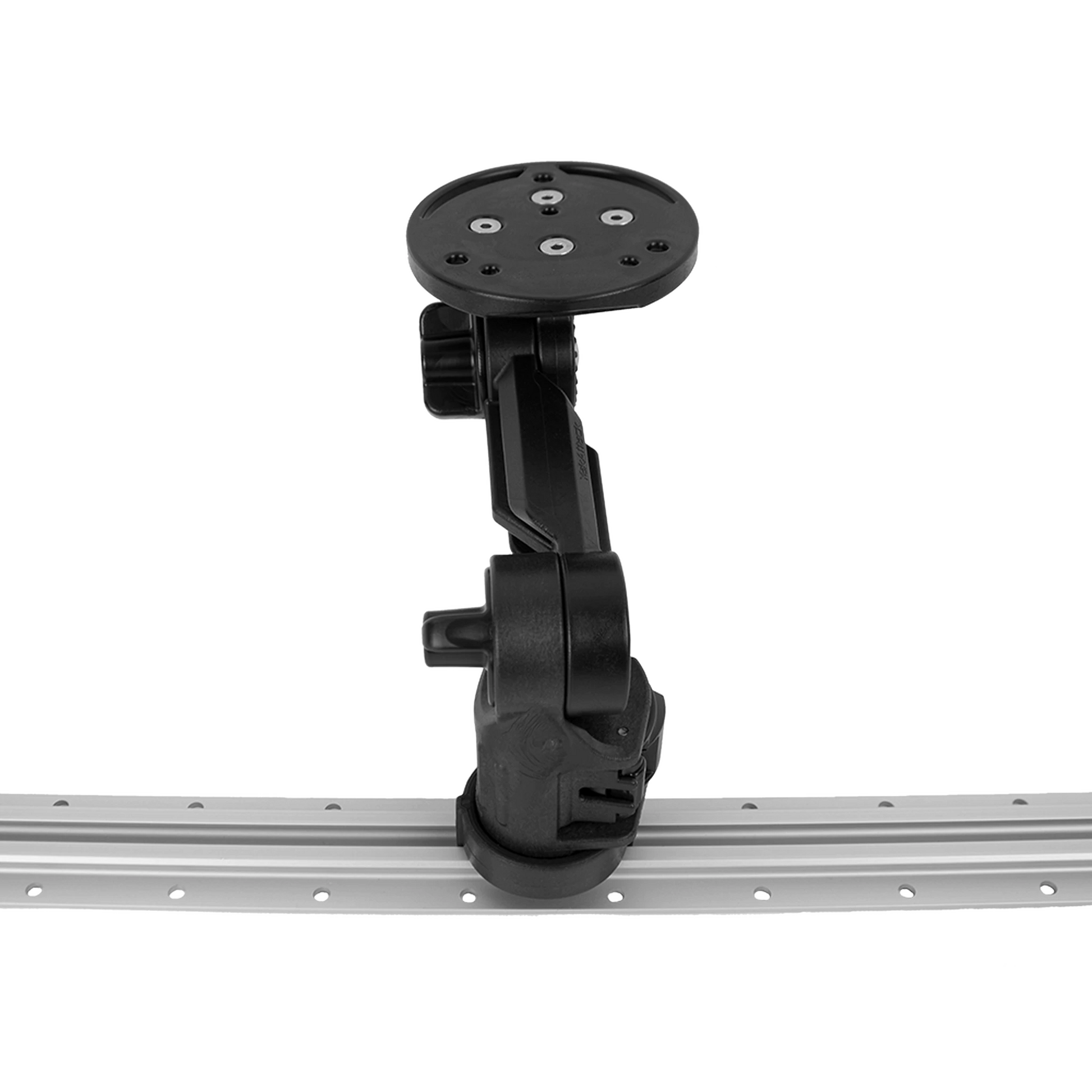 Round Base Fish Finder Mount with Track Mounted LockNLoad™ Mounting System