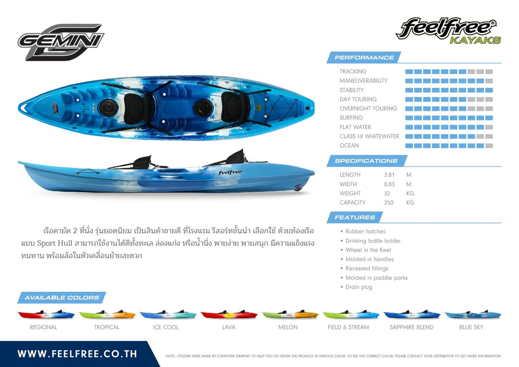 GEMINI PREMIUM Kayak