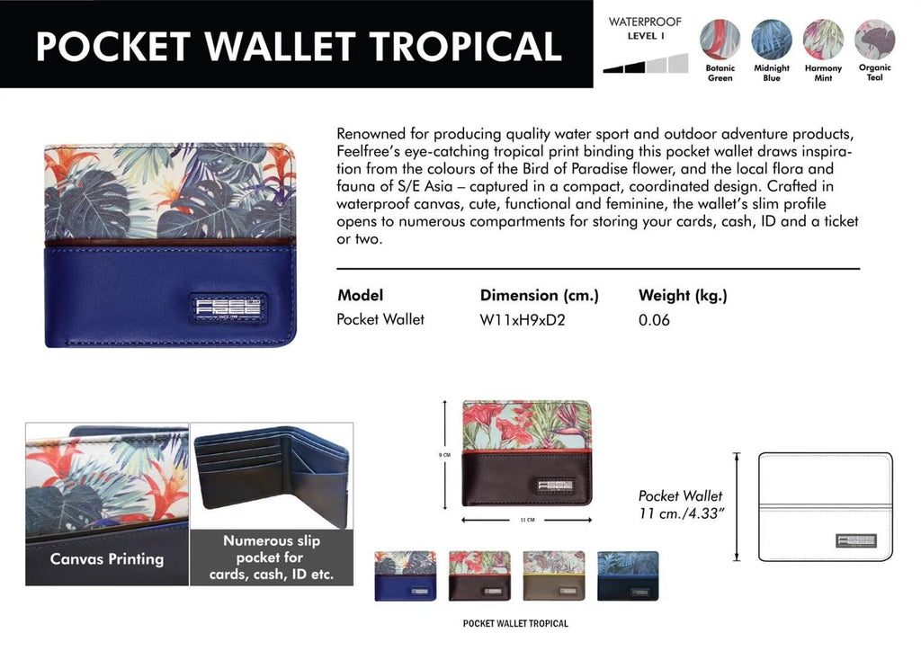 กระเป๋าสตางค์ พรีเมี่ยม FEELFREE POCKET WALLET
