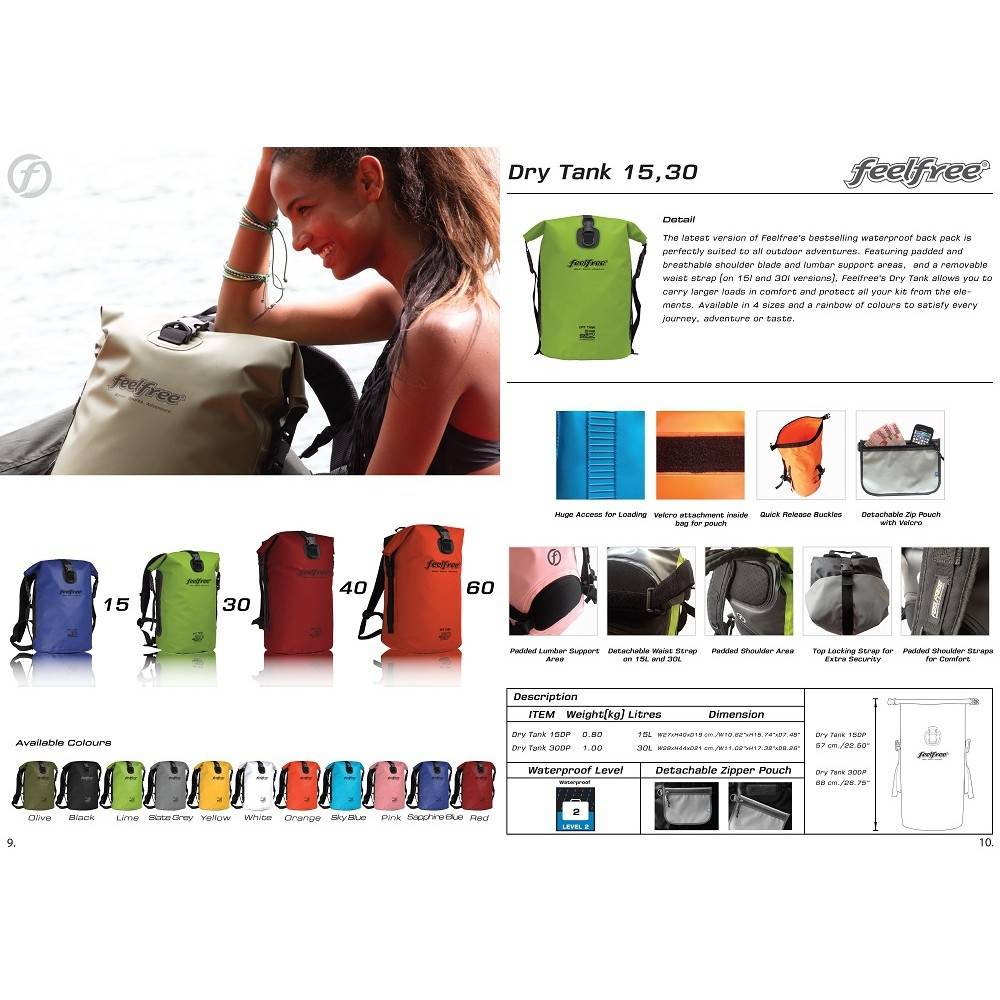 Premium waterproof backpack FEELFREE DRY TANK
