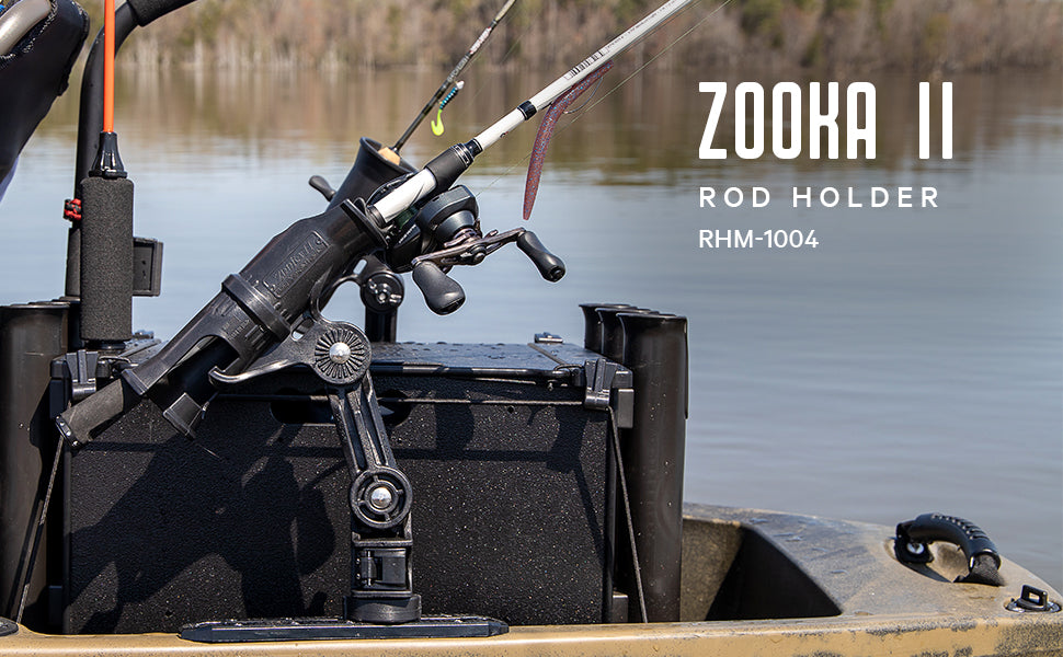 Zooka II™ Rod Holder with Track Mounted LockNLoad™ Mounting System